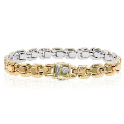 Lumbers Pre-Owned 18ct Gold Chunky Bracelet