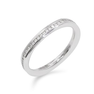 Lumbers 18ct Gold cushioned 0.26ct Diamond Ring