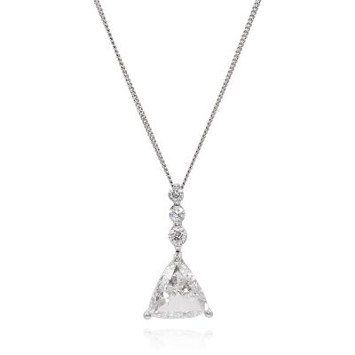 Lumbers Pre-Owned 18ct Gold 3.27cts Diamond Necklace