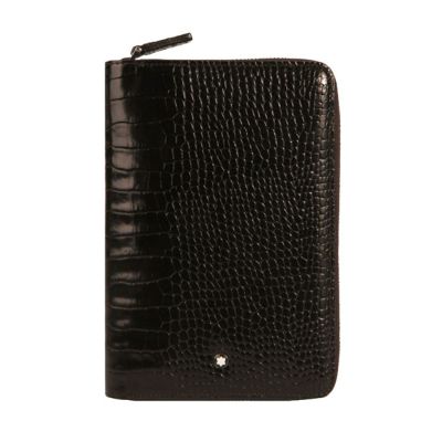 Montblanc MontBlanc Leather Mocha Small Zip Agenda