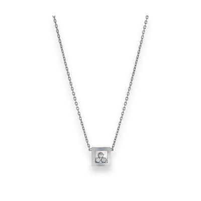 Chopard Chopard Happy Diamond Square Necklace