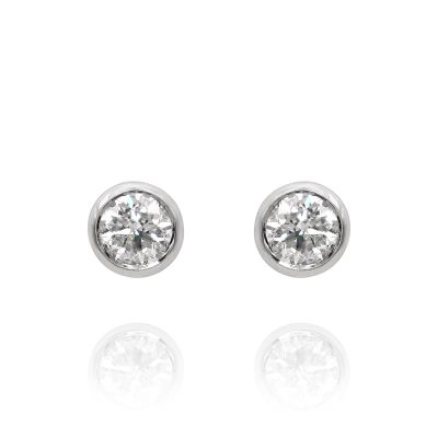 Lumbers Pre-Owned 18ct Gold 1.03cts Diamond Studs