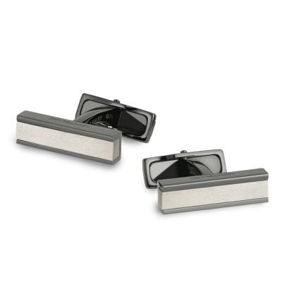 Montblanc Montblanc Steel & Black PVD Cufflinks
