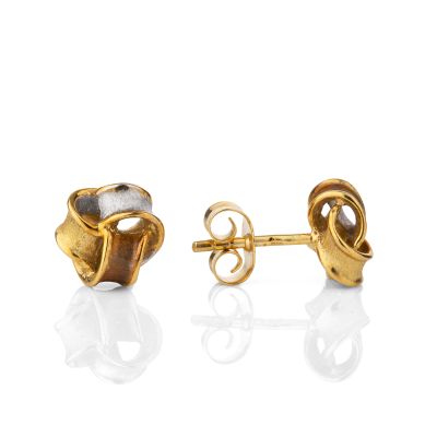 Lumbers Pre-Owned 9ct Gold Knot Ear Studs
