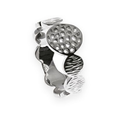 Rachel Galley Rachel Galley Silver Ocean Disc Ring - Small