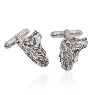 Lumbers Silver Spaniel Cufflinks