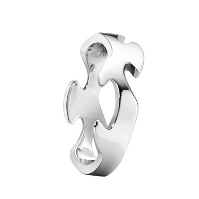 Georg Jensen Georg Jensen Fusion 18ct Gold Centre Ring - 56