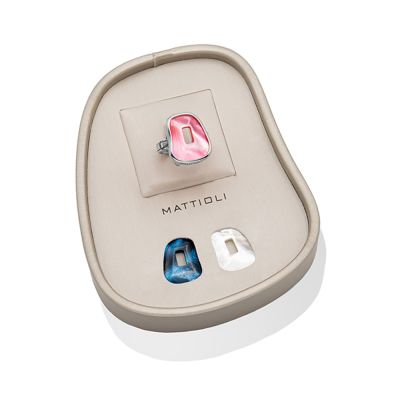 Mattioli MATTIOLI 18CT WHITE GOLD PUZZLE RING