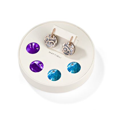Mattioli Mattioli Siriana Circle 25mm Mother of Pearl Earri