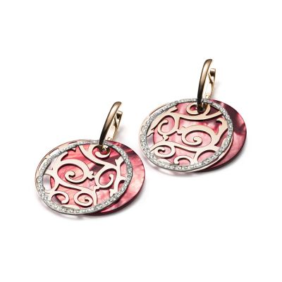 Mattioli MATTIOLI 18CT ROSE GOLD SIRIANA DIAMOND EARRINGS