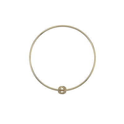Luxe 9ct Yellow Gold Medium Infinity Bangle
