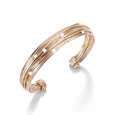 Mattioli Mattioli Tibet 18ct Gold & Diamond Cuff