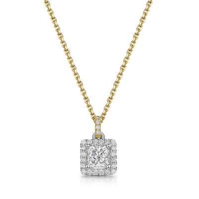 Love Lumbers Love Lumbers 1.02ct Princess Cut Diamond Pendant