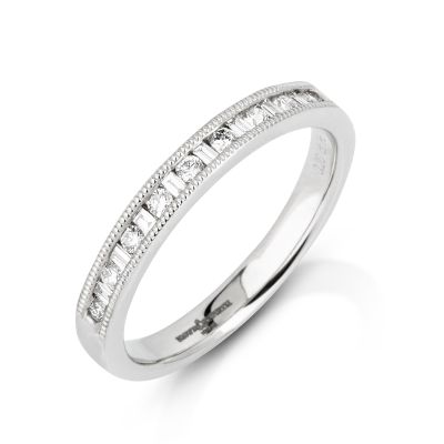 Brown & Newirth Platinum Channel Set Diamond Eternity Ring