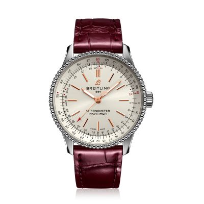 Breitling Pre-Owned Breitling Navitimer 1 35 Silver Dial Watch