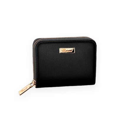 Chopard Chopard Mini Wallet Black Caviar & Rose Hardware
