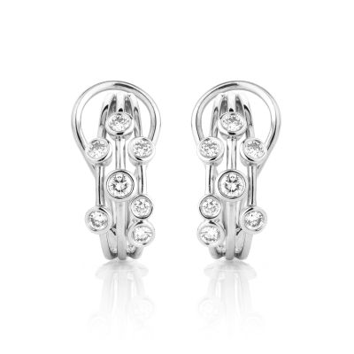 Lumbers 18ct Gold Cascade 0.50ct Diamond Earrings