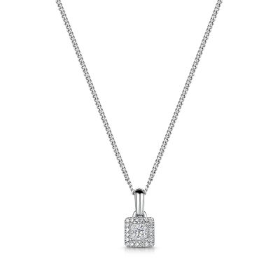 Love Lumbers Love Lumbers 0.26ct Princess Cut Diamond Pendant