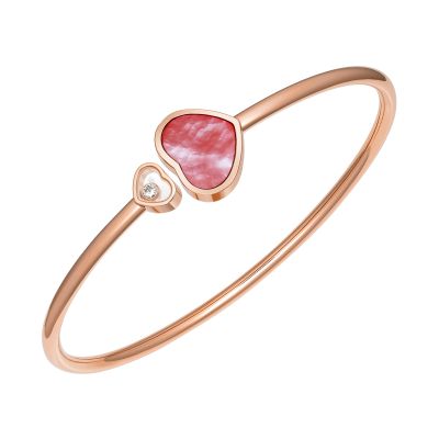 Chopard Chopard Happy Hearts Pink & Diamond Bangle