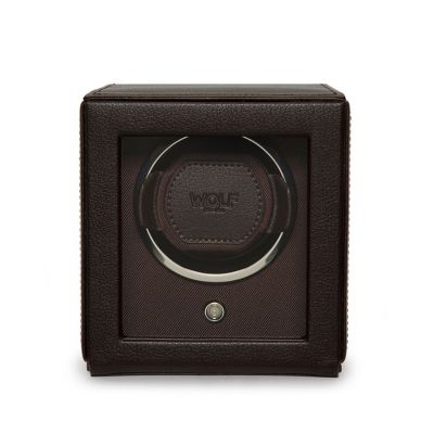 Wolf Wolf Cub Watch Winder in Brown
