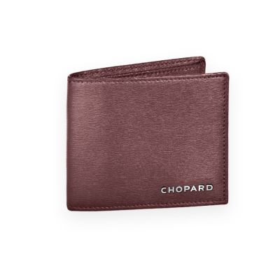 Chopard Chopard Mini Wallet in Bordeaux & Silver Tone