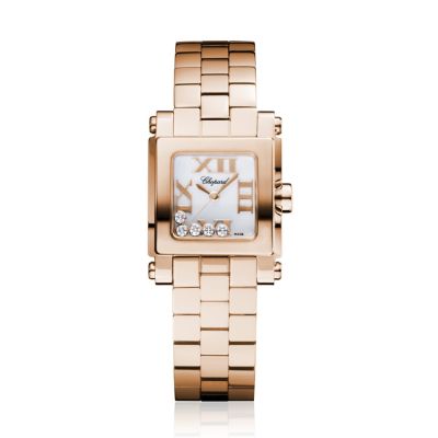 Chopard Chopard Happy Sport Square Quartz Diamond Watch