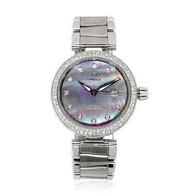 Omega Pre-owned Omega De Ville Ladymatic Diamond Dot