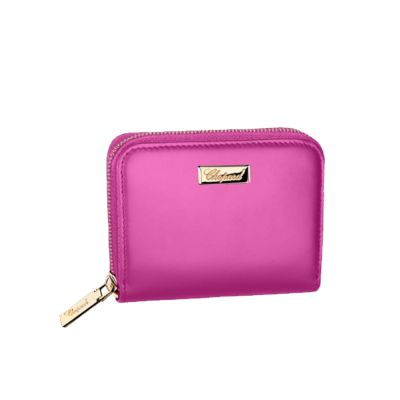 Chopard Chopard Mini Wallet in Fuchsia Calfskin
