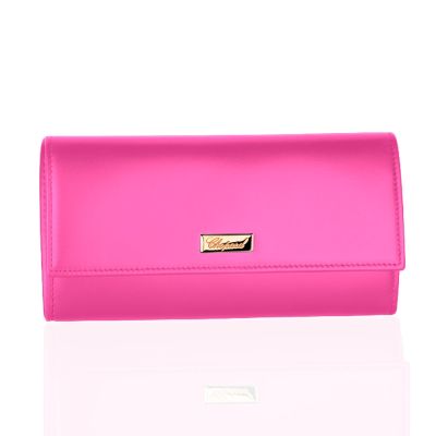 Chopard Chopard Continental Wallet in Fuchsia Calfskin