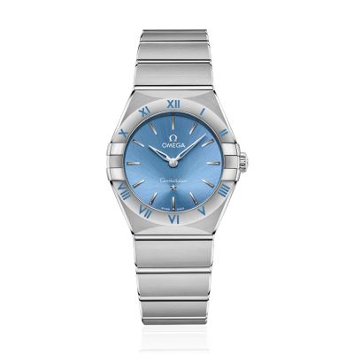  Omega Constellation Quartz 28mm Blue Dial