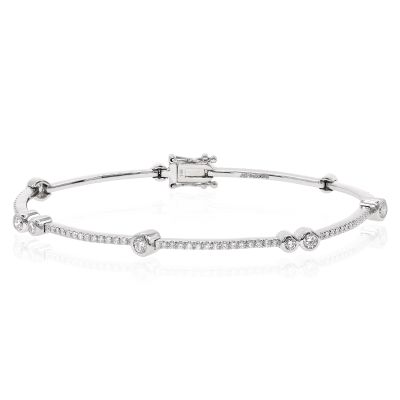 Lumbers Platinum Cascade 1.50cts Diamond  Bracelet