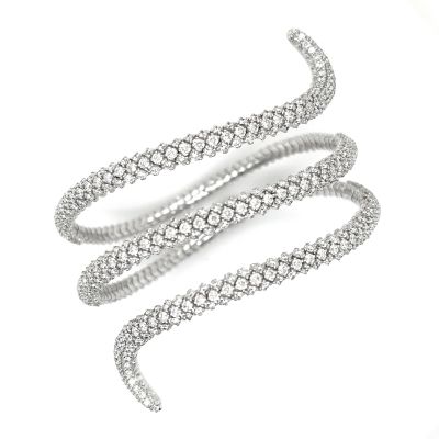 Lumbers Pre-Owned 18ct Gold 7.64cts Diamond Bangle