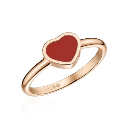 Chopard Chopard My Happy Hearts Carnelian Ring