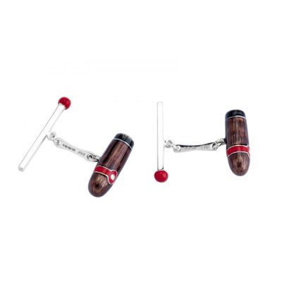 Deakin & Francis Deakin & Francis Silver Cigar & Match Cufflinks