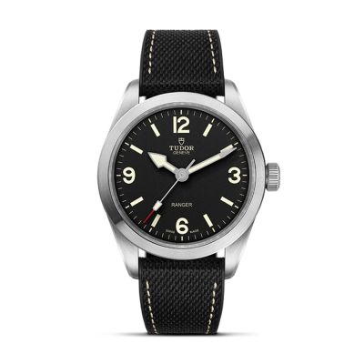Tudor TUDOR Ranger 39mm Black Dial & Hybrid Strap