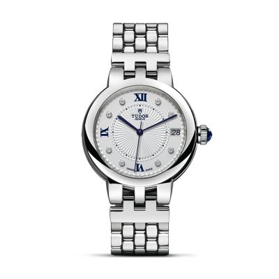 Tudor TUDOR Clair De Rose 34mm Opaline & Diamond Dot