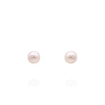  9ct Gold 4mm Cultured Pearl Studs