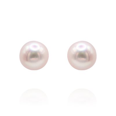 Lumbers 9ct Gold 9.5mm Cultured Pearl Studs