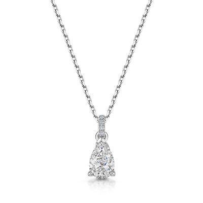  Love Lumbers 0.70ct Pear Cut Diamond Pendant
