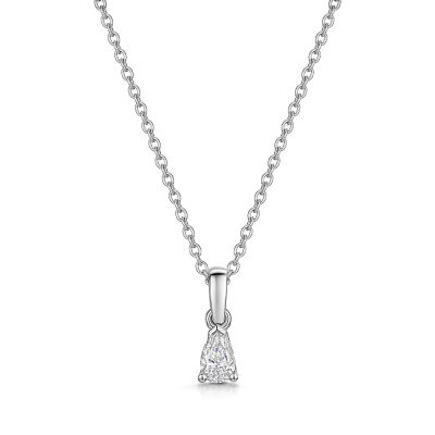 Love Lumbers Love Lumbers 0.35ct Pear Cut Diamond Pendant