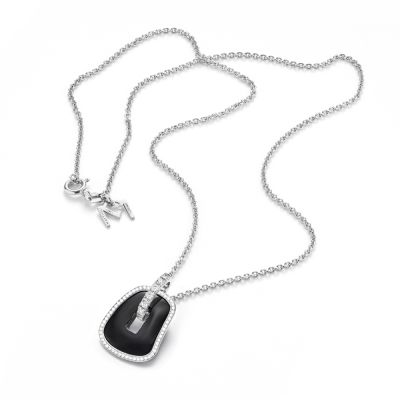 Mattioli Mattioli Puzzle Diamond Necklace in Black Onyx