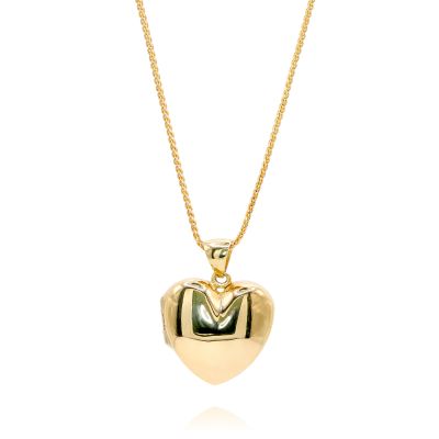 Lumbers 9ct Yellow Gold Heart Locket