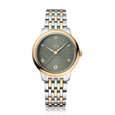 Omega Pre-owned Omega De Ville Prestige 34mm Bi-Colour