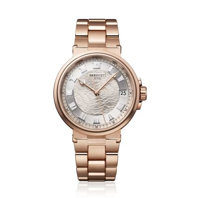 Breguet Breguet Marine 5517 Silver Watch in Rose Gold