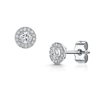 Love Lumbers Platinum 0.21cts Brilliant Cut Diamond Ear-studs