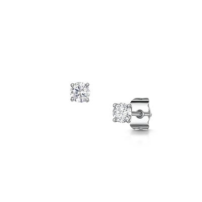  Love Lumbers 0.43ct Brilliant Cut Diamond Ear-stud