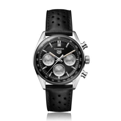 Tag Heuer TAG Heuer Carrera Chronograph 39mm Leather Strap
