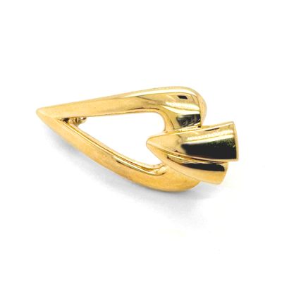 Lumbers Pre-Owned 9ct Gold Arrowhead Polished Brooch