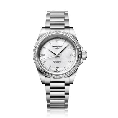 Longines Longines Conquest 34mm Diamond Set Watch