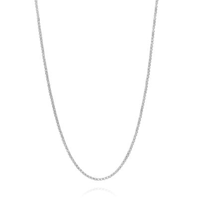 Lumbers 18ct Gold 1.99cts Graduated Diamond Tennis Necklac
